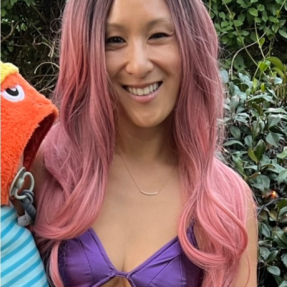 Pink Ombré long wig - Picture 3 of 3